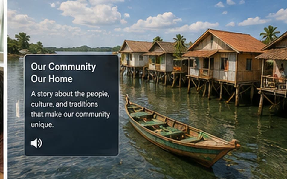 Immersive community story project
