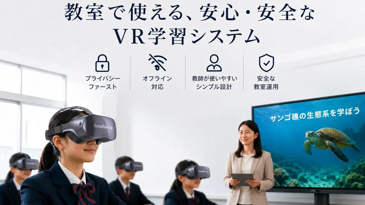 ゲーム用ではなく、学校のためのVR